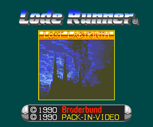 Lode Runner - Lost Labyrinth (Japan) Screenshot
